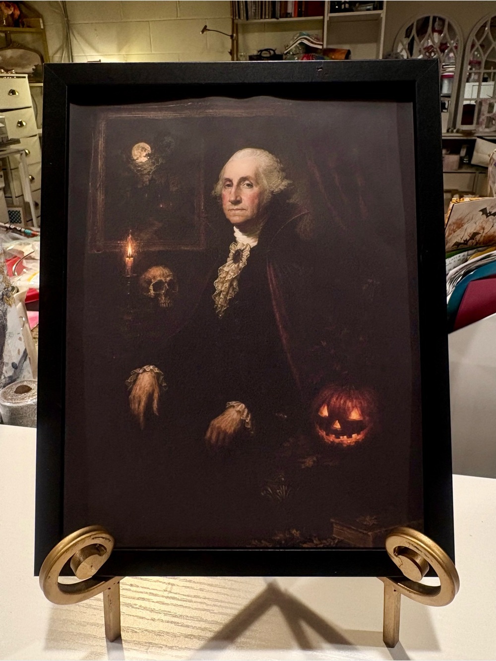 Washington Halloween Portrait Framed 8x10 Print
